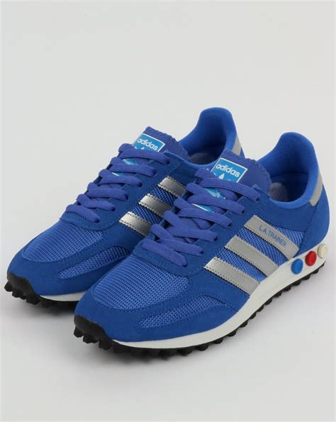 adidas originals la trainer mesh blue|adidas blue shoes.